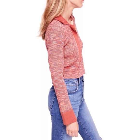 Free People Making Memories Henley Sweater - Terracotta - Picture 7 of 8